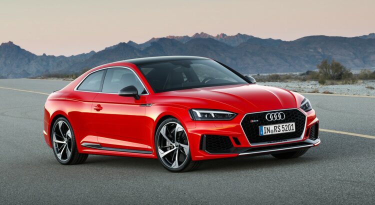 Audi RS5 Coupé (2017) Rouge : Face avant 