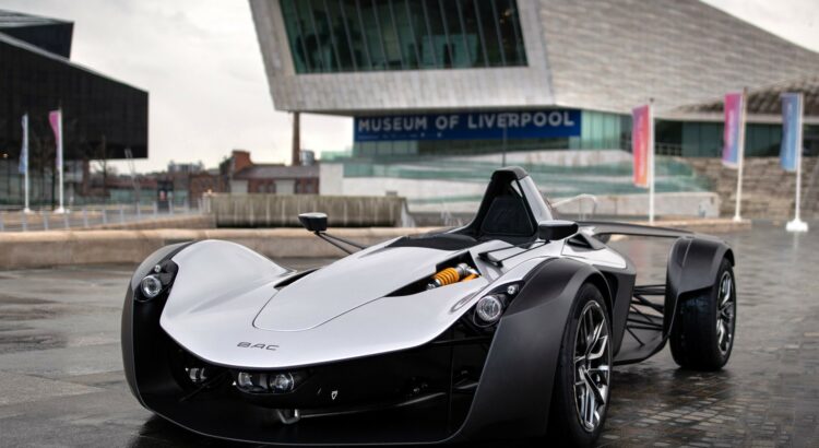BAC Mono (2021) : 3/4 avant gauche gris