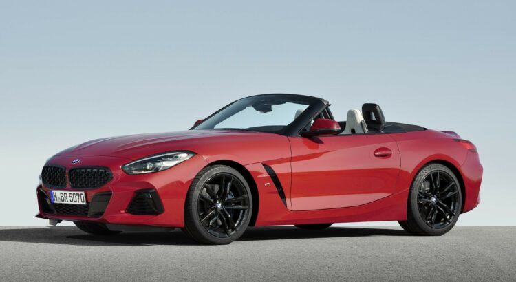 BMW Z4 (2018) : 3/4 avant gauche rouge