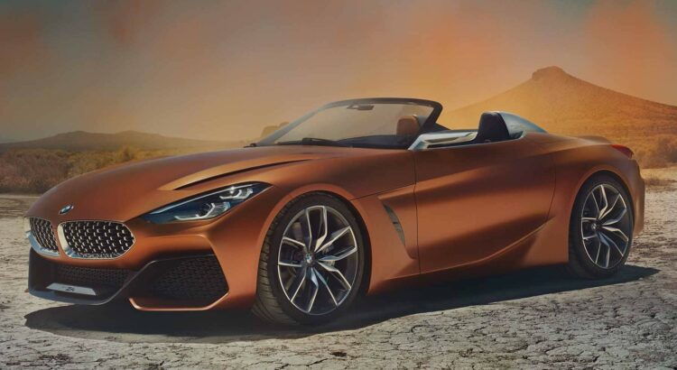 BMW Z4 Concept (2017) présenté à l'occasion du concours d'élégance de Pebble Beach 2017