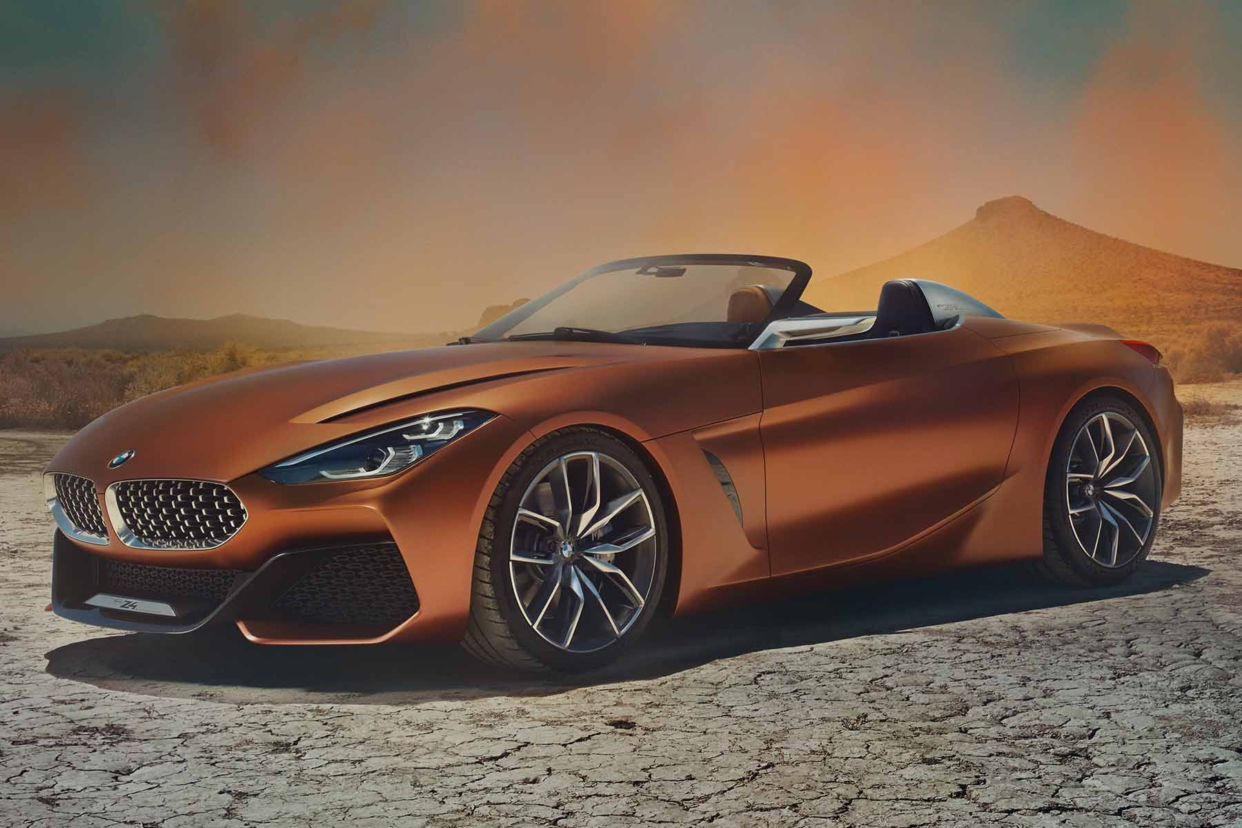 BMW Z4 Concept (2017) présenté à l'occasion du concours d'élégance de Pebble Beach 2017
