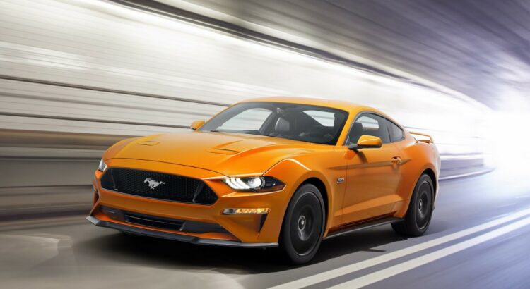 3/4 avant Ford Mustang 3 portes (2017)