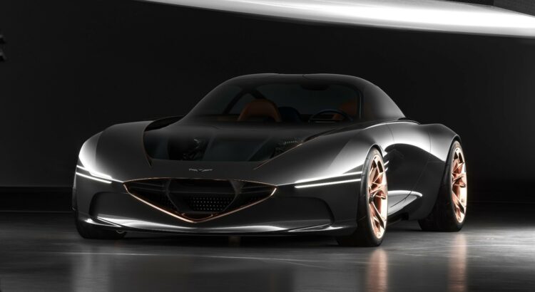 Genesis Essentia Concept (2018) : 3/4 avant gauche gris