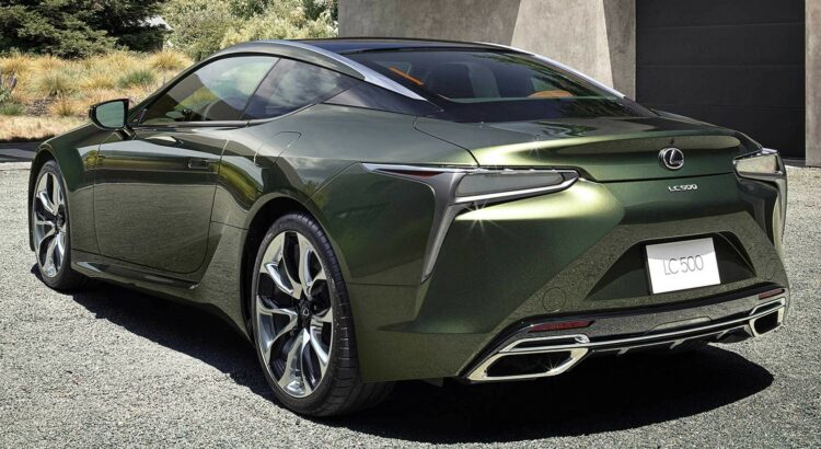 Lexus LC Kaki Edition (2019) : 3/4 arrière