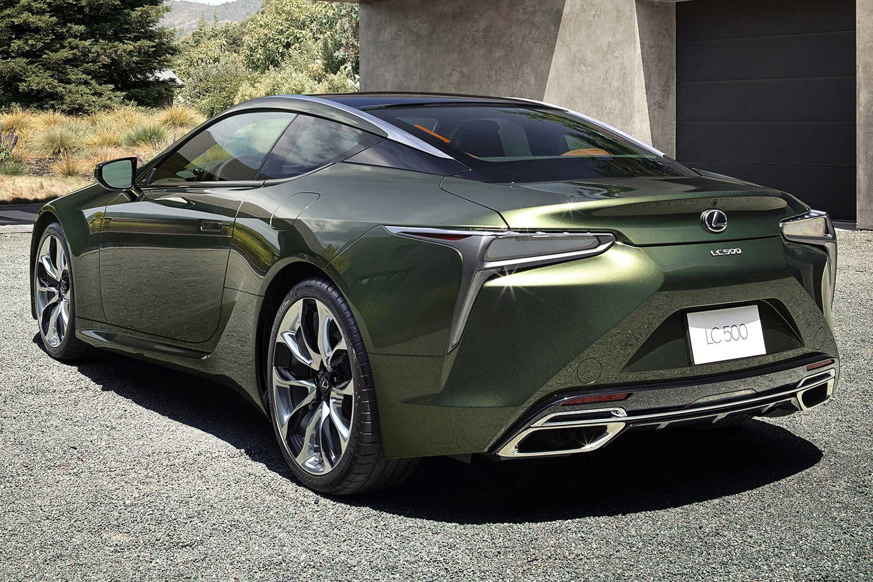 Lexus LC Kaki Edition (2019) : 3/4 arrière