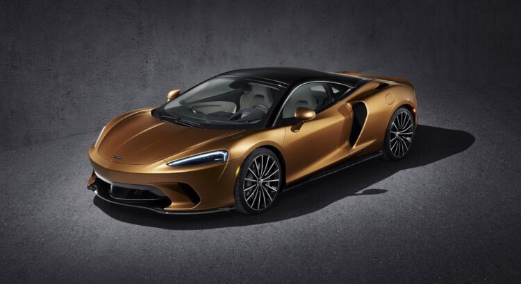 McLaren GT (2019) : 3/4 avant gauche bronze