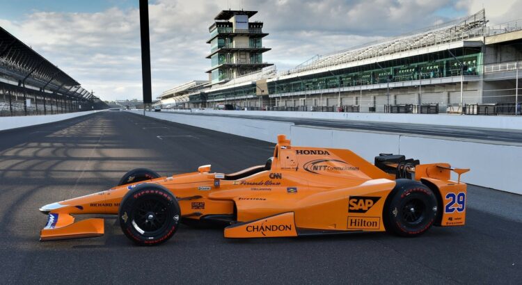 La McLaren Andretti de Fernando Alonso aux 500 miles d'Indianapolis