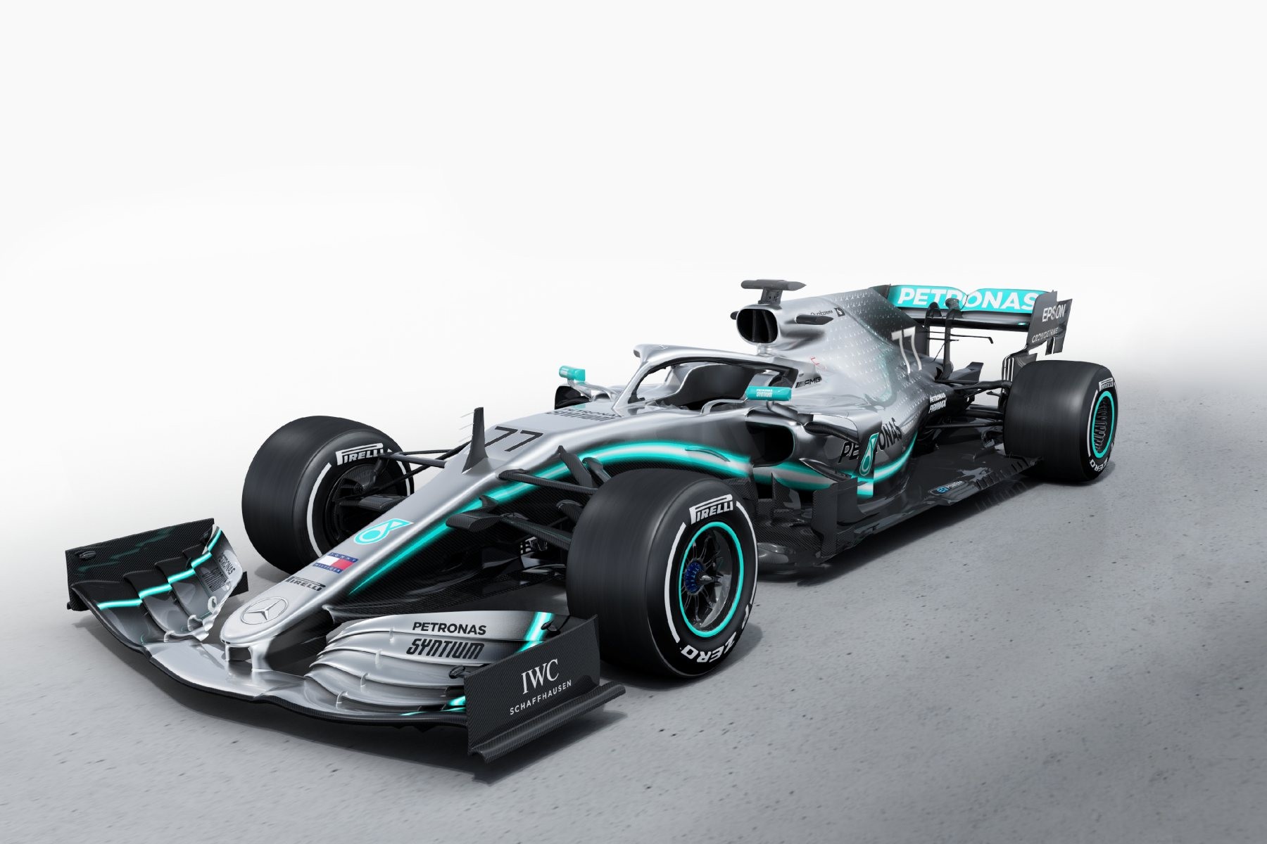 La Mercedes F1 W10 EQ Power+ pour la saison 2019 de F1