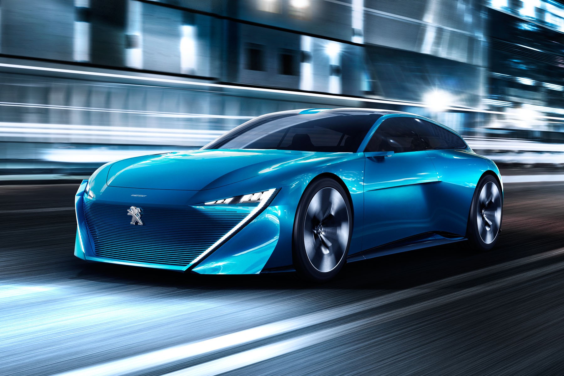 Peugeot Instinct Concept (2017) : 3/4 avant dynamique
