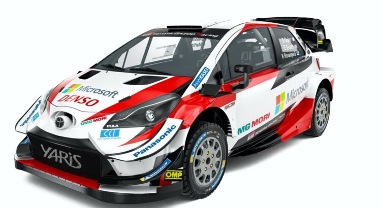 La Toyota Yaris WRC 2020 en championnat du monde des rallyes