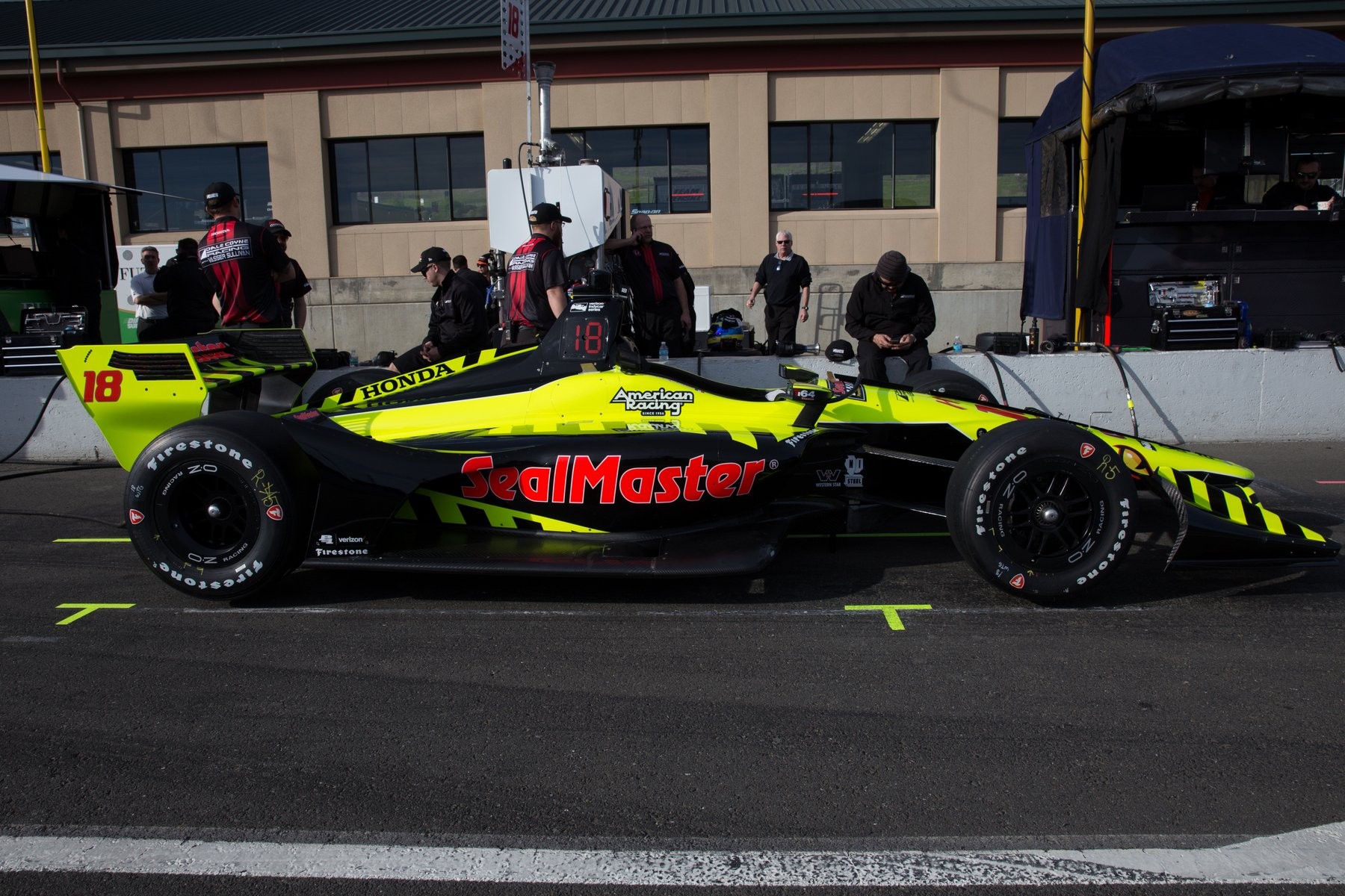 La monoplace de Sébastien Bourdais (Coyne Vasser Sulli) à Sonoma