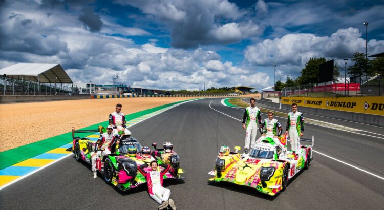 La Rebellion-Gibson N°1 (Jani/Lotterer/Senna) et la Rebellion-Gibson N°3 (Laurent/Berthon/Menezes) au Mans