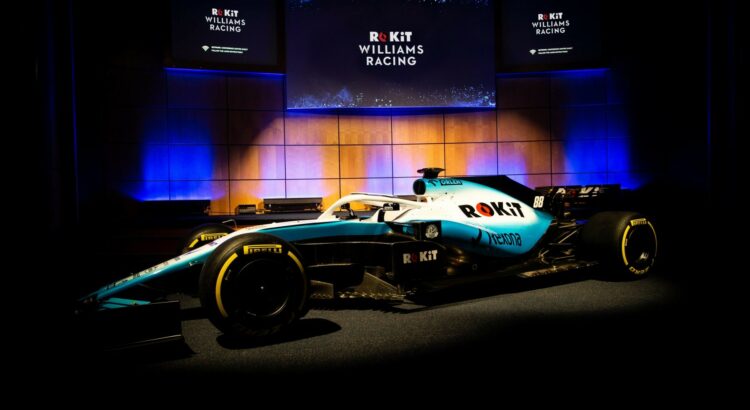 Les nouvelles couleurs de Williams pour la saison 2019 de F1