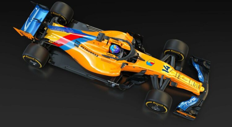 La McLaren MCL33 de Fernando Alonso à Yas Marina