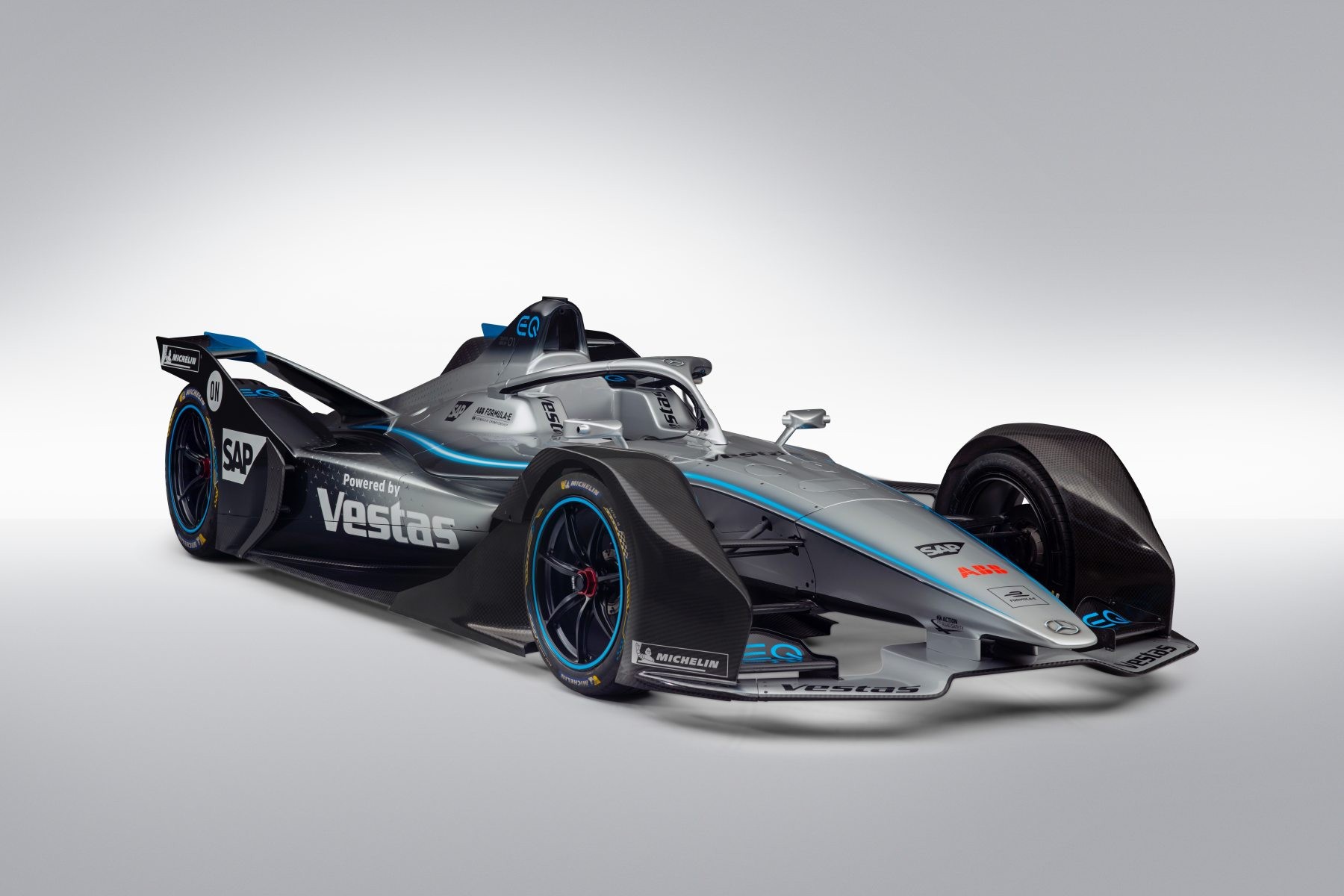 La Mercedes-Benz EQ Silver Arrow 01 pour la saison 2019-2020 de Formule E