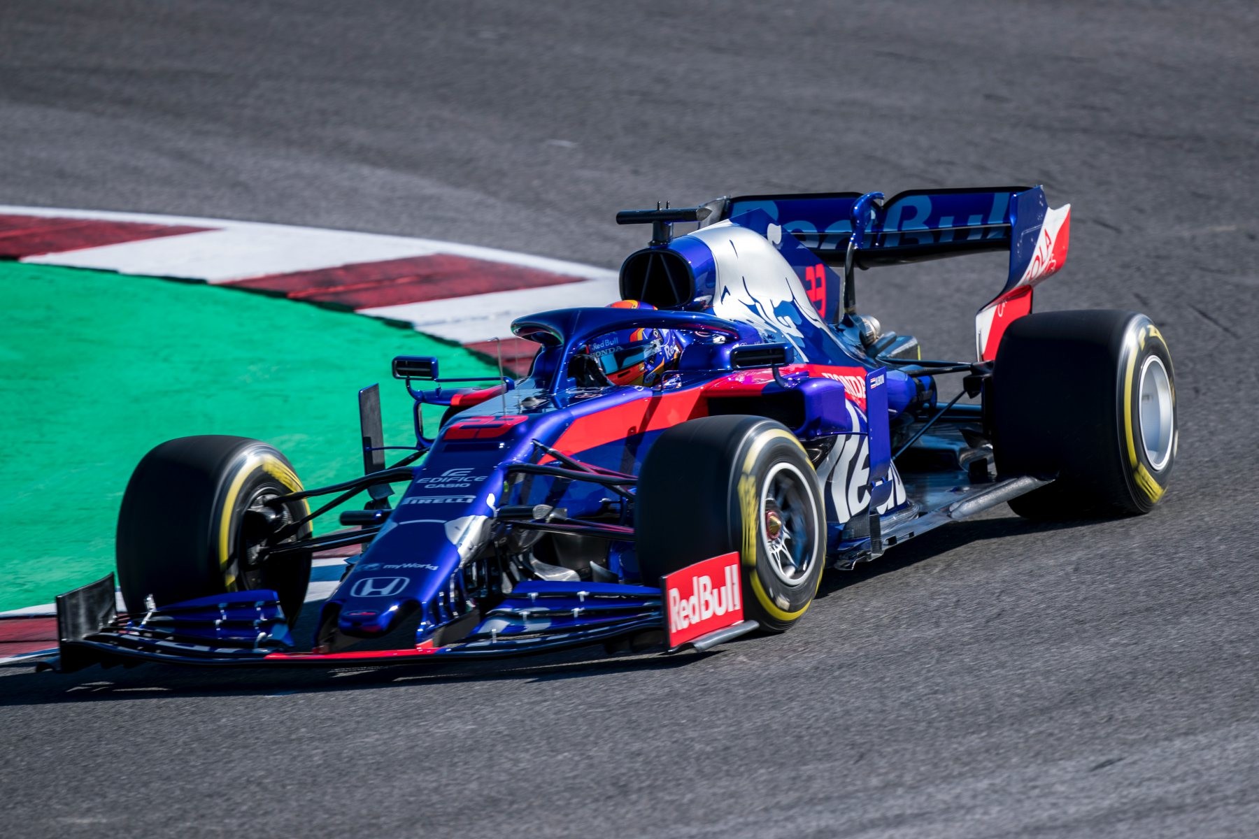Alexander Albon (Toro Rosso) à Misano