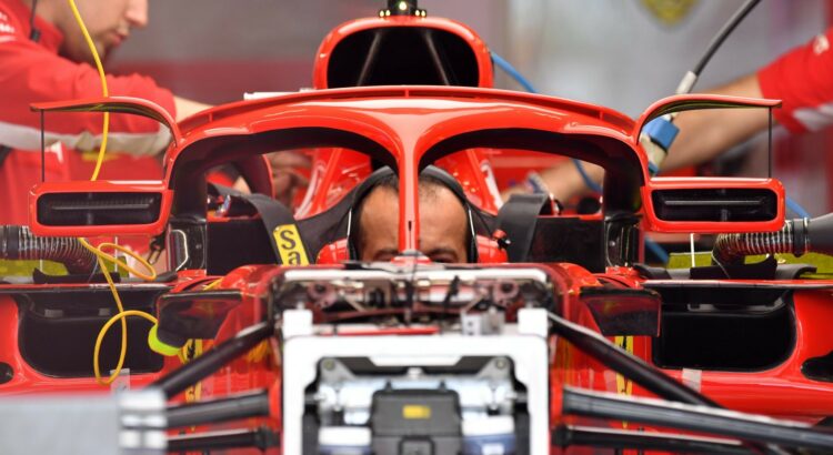 Ferrari place ses rétroviseurs sur le halo à Barcelone