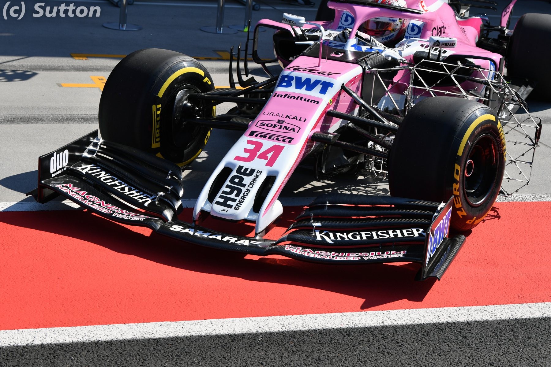 Force India teste un aileron pour 2019 à Budapest
