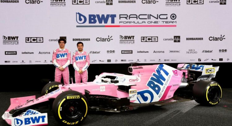 Les nouvelles couleurs de Racing Point, pour la saison 2020 de Formule 1