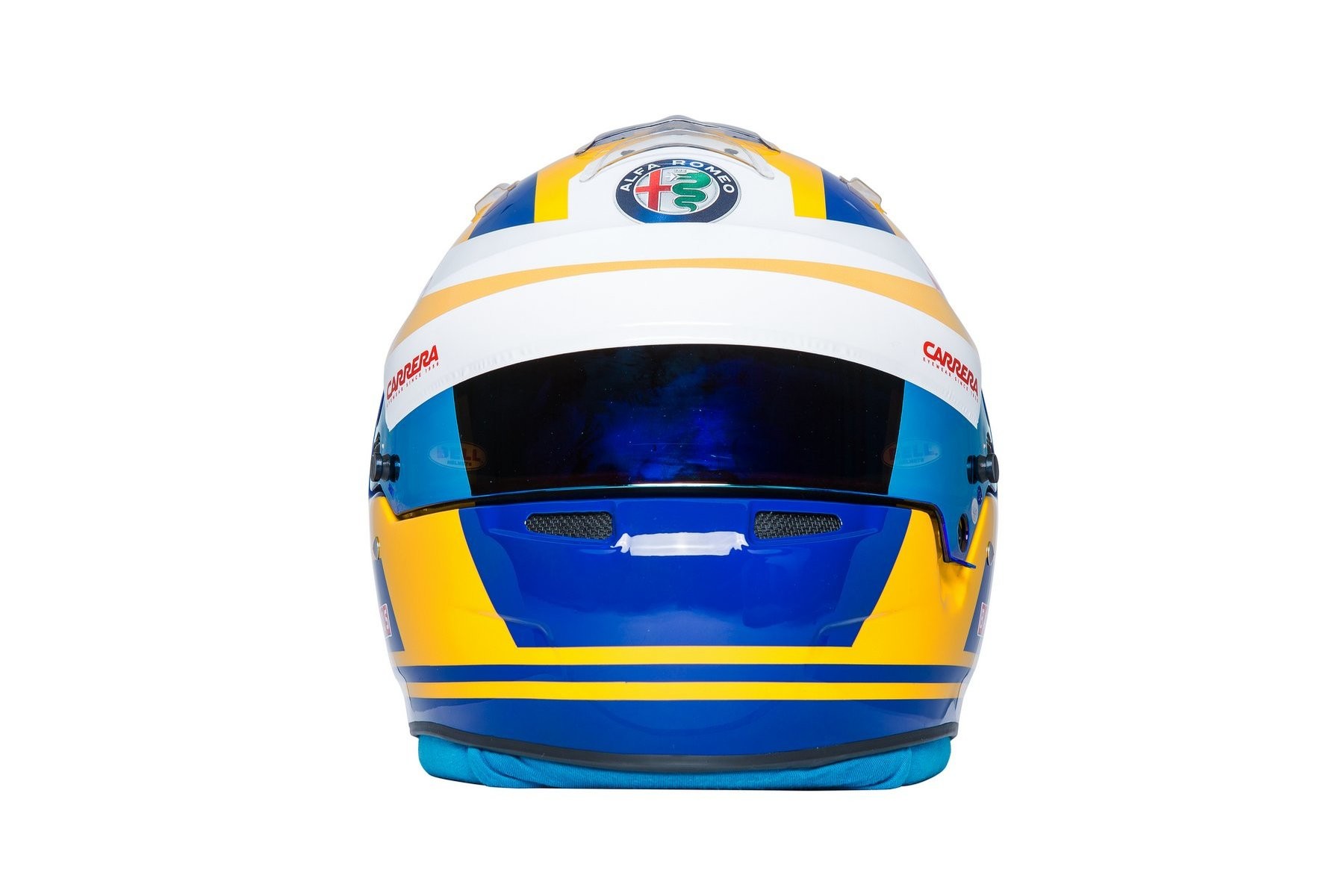 Le casque de Marcus Ericsson pour la saison 2018 de Formule 1