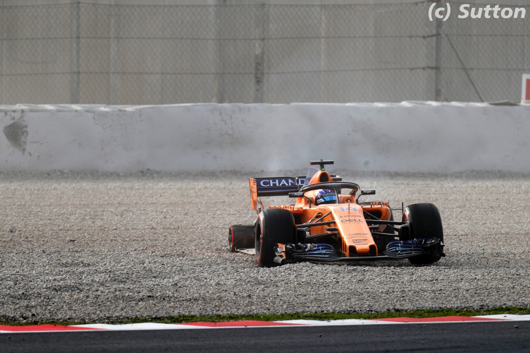 Fernando Alonso (McLaren) à Barcelone