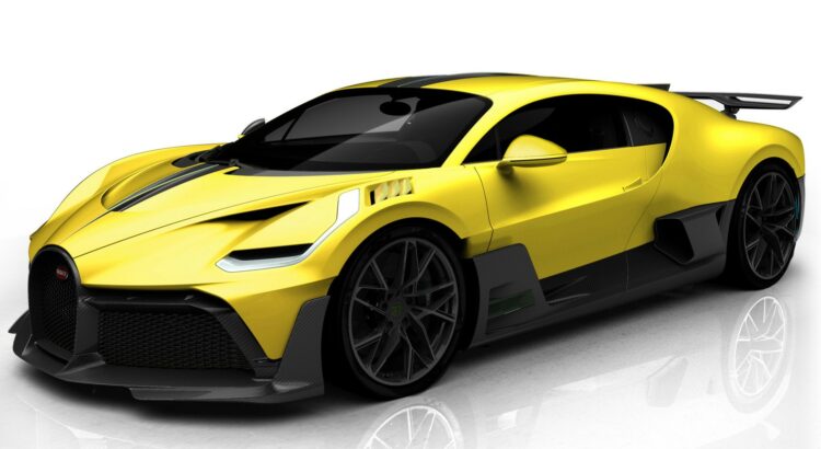 Livrée jaune pour l'une des premières Bugatti Divo livrées