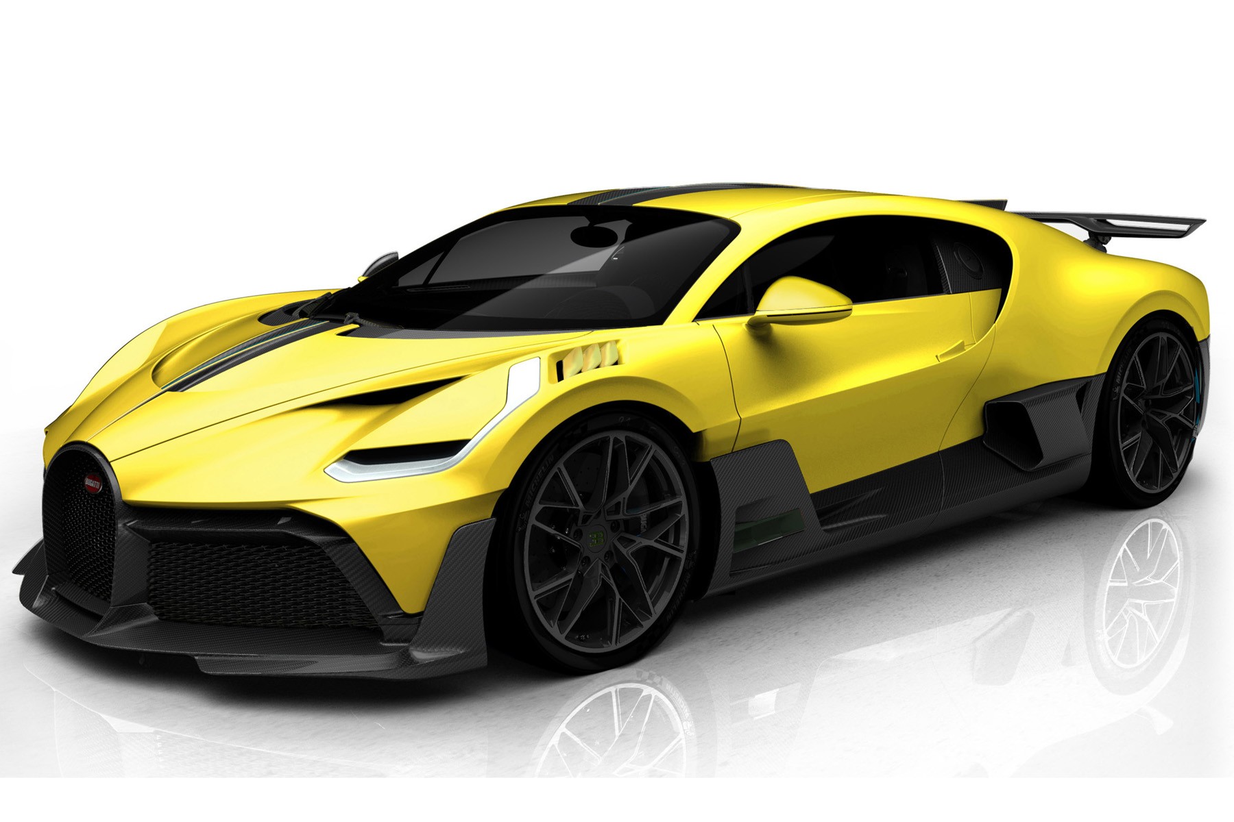 Livrée jaune pour l'une des premières Bugatti Divo livrées