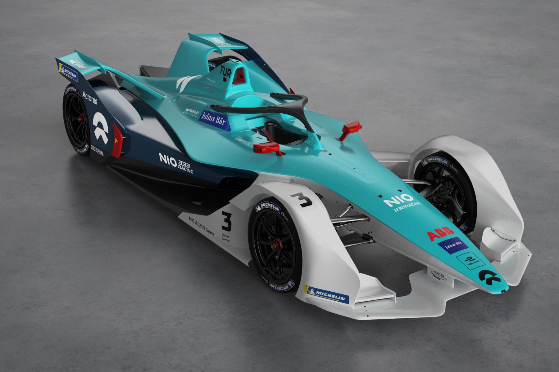 La NIO FE-005 pour la saison 2019-2020 de Formule E