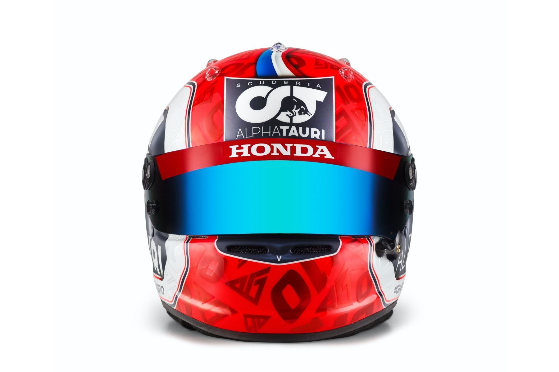 Le casque de Pierre Gasly pour la saison 2020 de F1