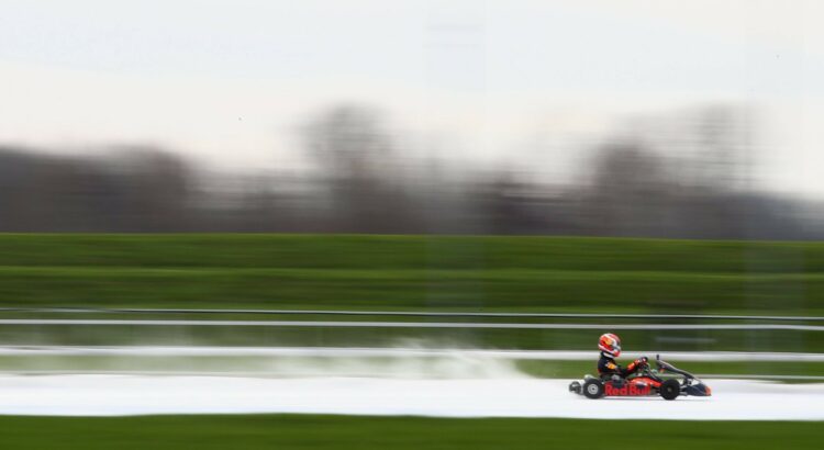Pierre Gasly (Red Bull) à Biddinghuizen