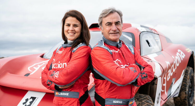 Carlos Sainz et Laia Sanz, nouveau duo au départ de l'Extreme E 2021.