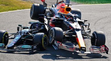 mercedes redbull monza accident