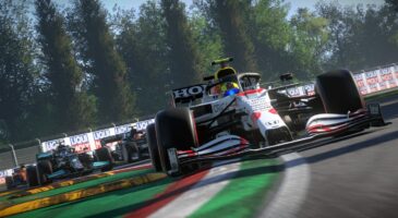 Une course mod&eacute;lis&eacute;e dans F1 2021