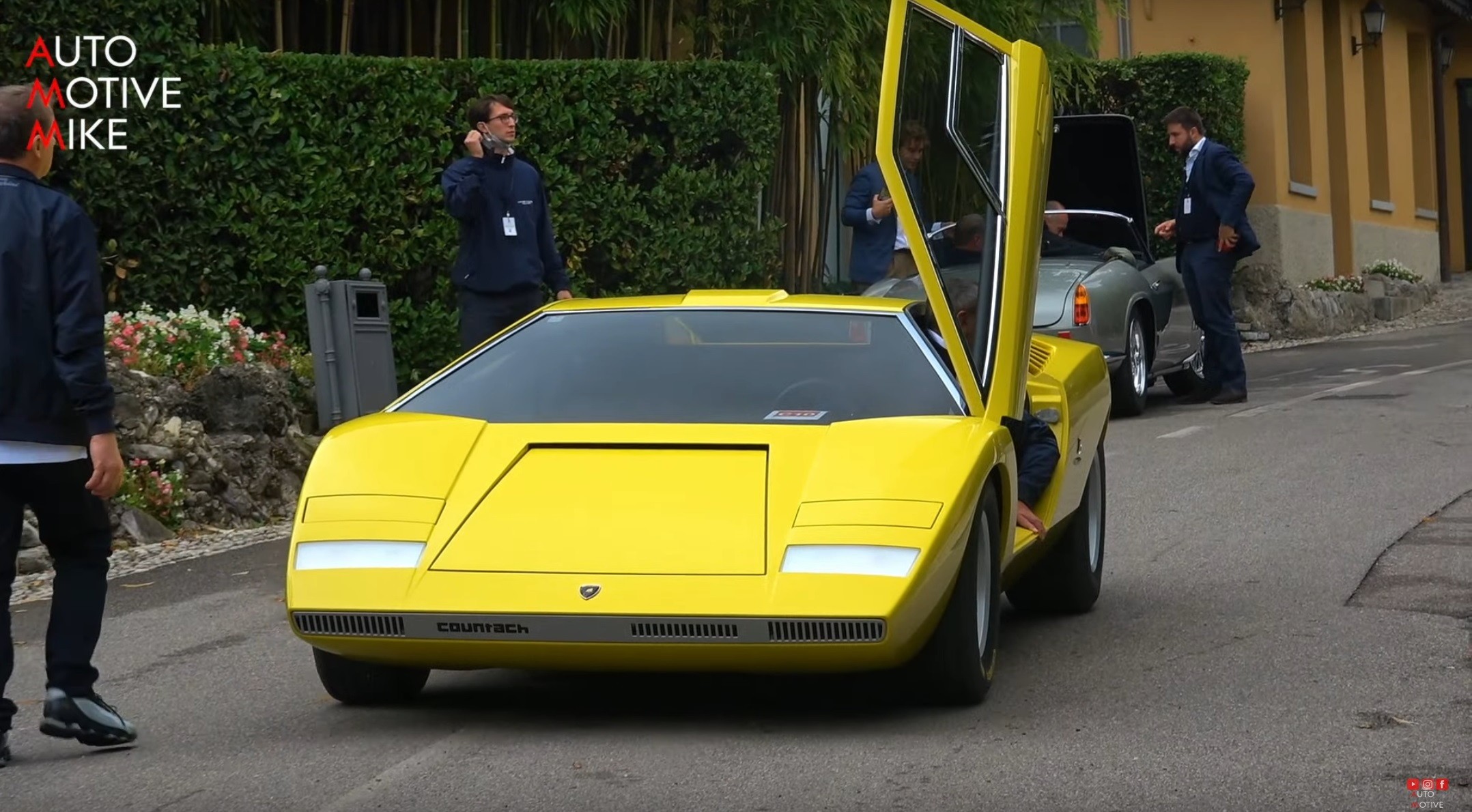 La Lamborghini Countach LP 500 (2021) à Villa d'Este