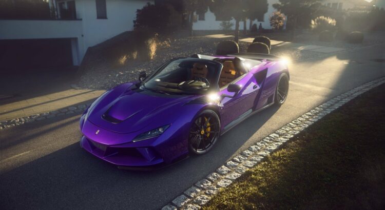 Ferrari F8 N-Largo (2021) : 818 chevaux pour le nouveau Spider de Novitec