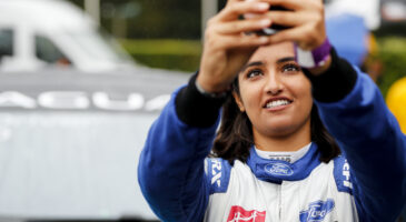 Reema Juffali sur la piste du GP de Jeddah