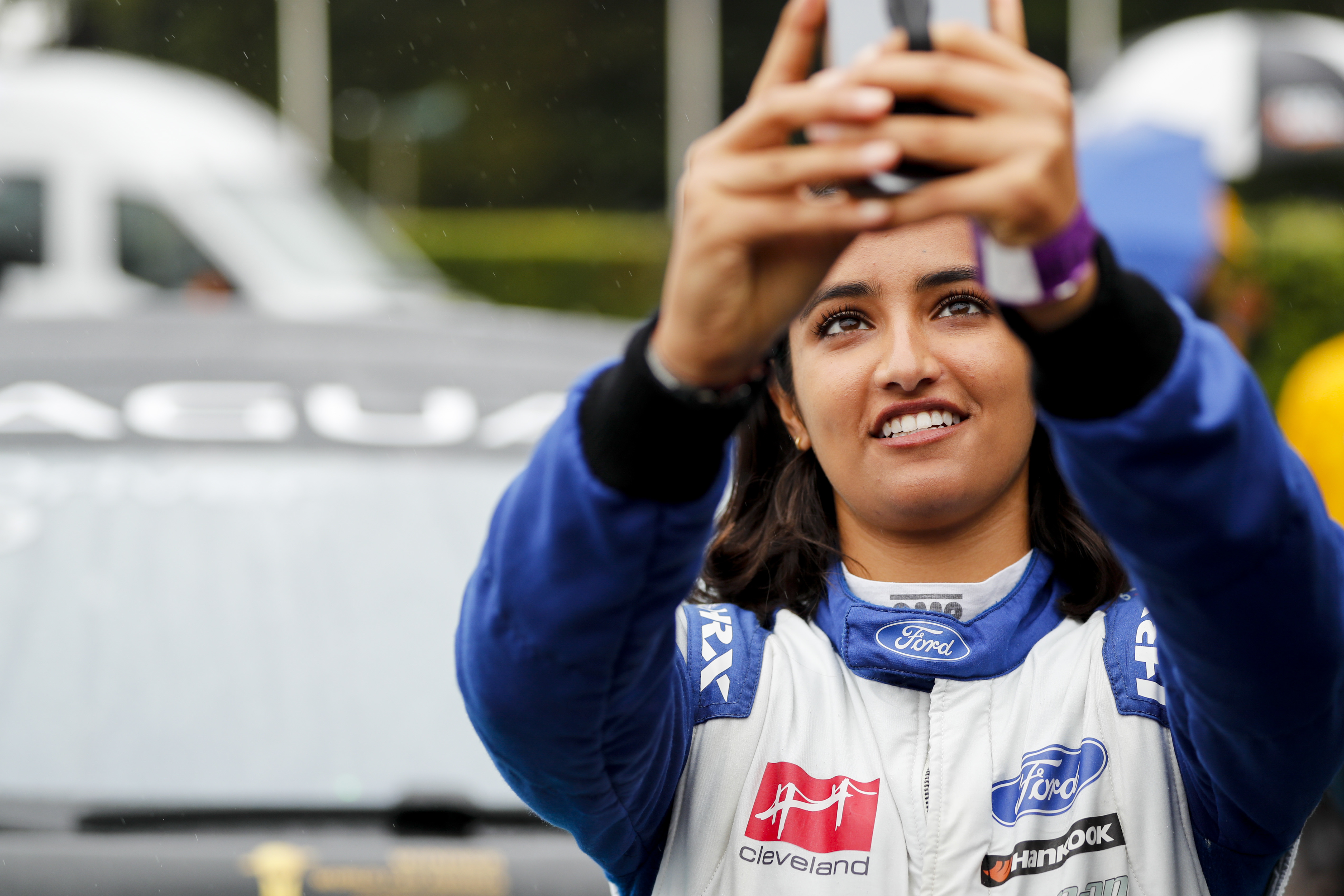 Reema Juffali sur la piste du GP de Jeddah