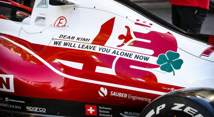 F1 - Kimi Räikkönen, futur retraité, honoré par Alfa Romeo et Giovinazzi