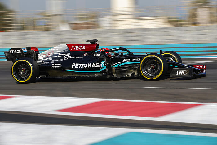 mercedes f1 circuit profil vibreurs