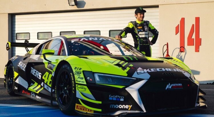 Valentino Rossi présente sa nouvelle R8 LMS GT3 WRT