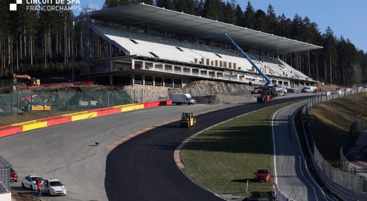 Spa-Francorchamps 2022 : le Raidillon de l'Eau Rouge resurfacé