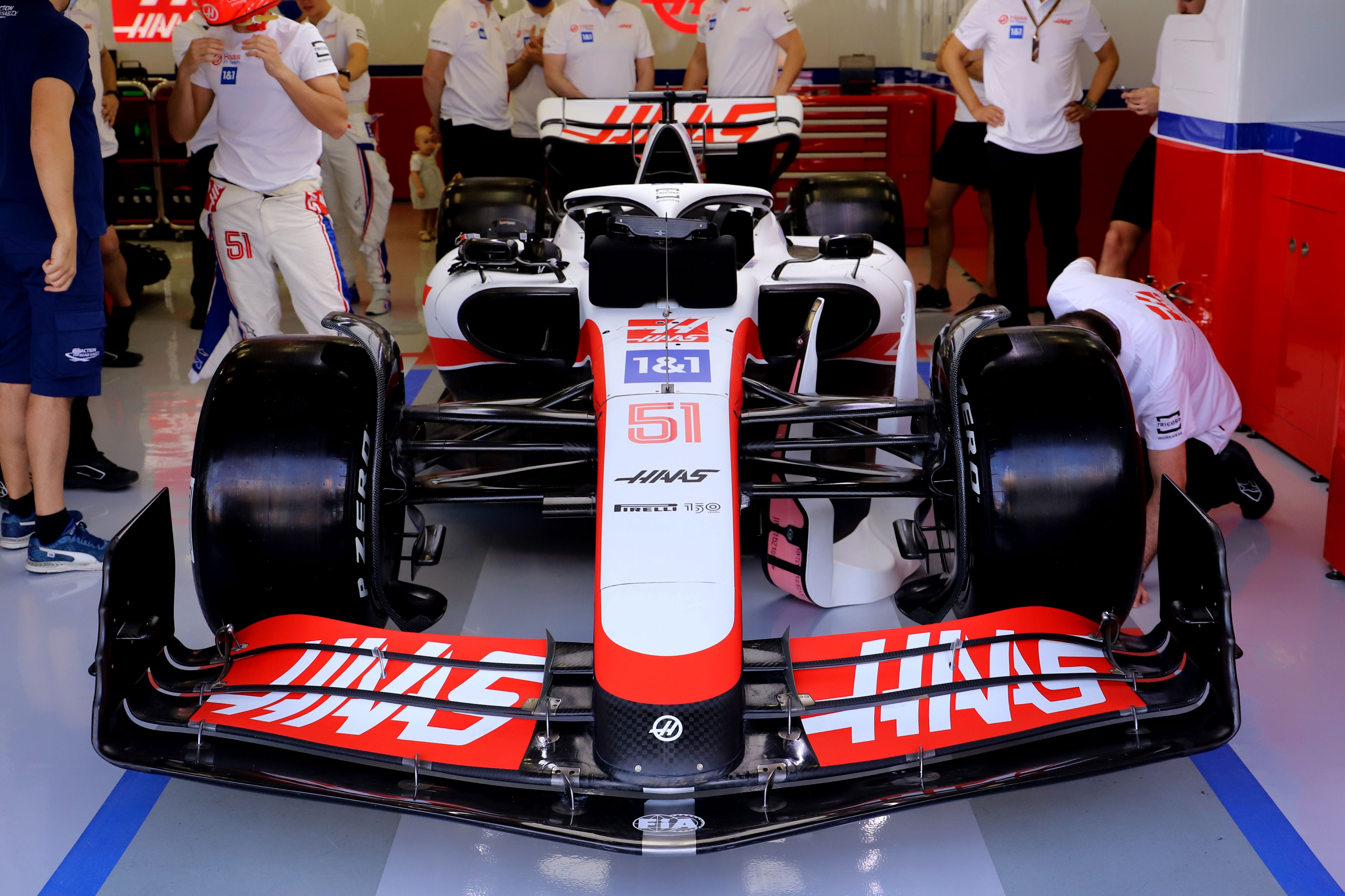 La nouvelle livrée Haas pour la saison 2022