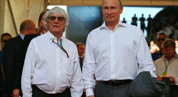 Bernie Ecclestone et Vladimir Poutine