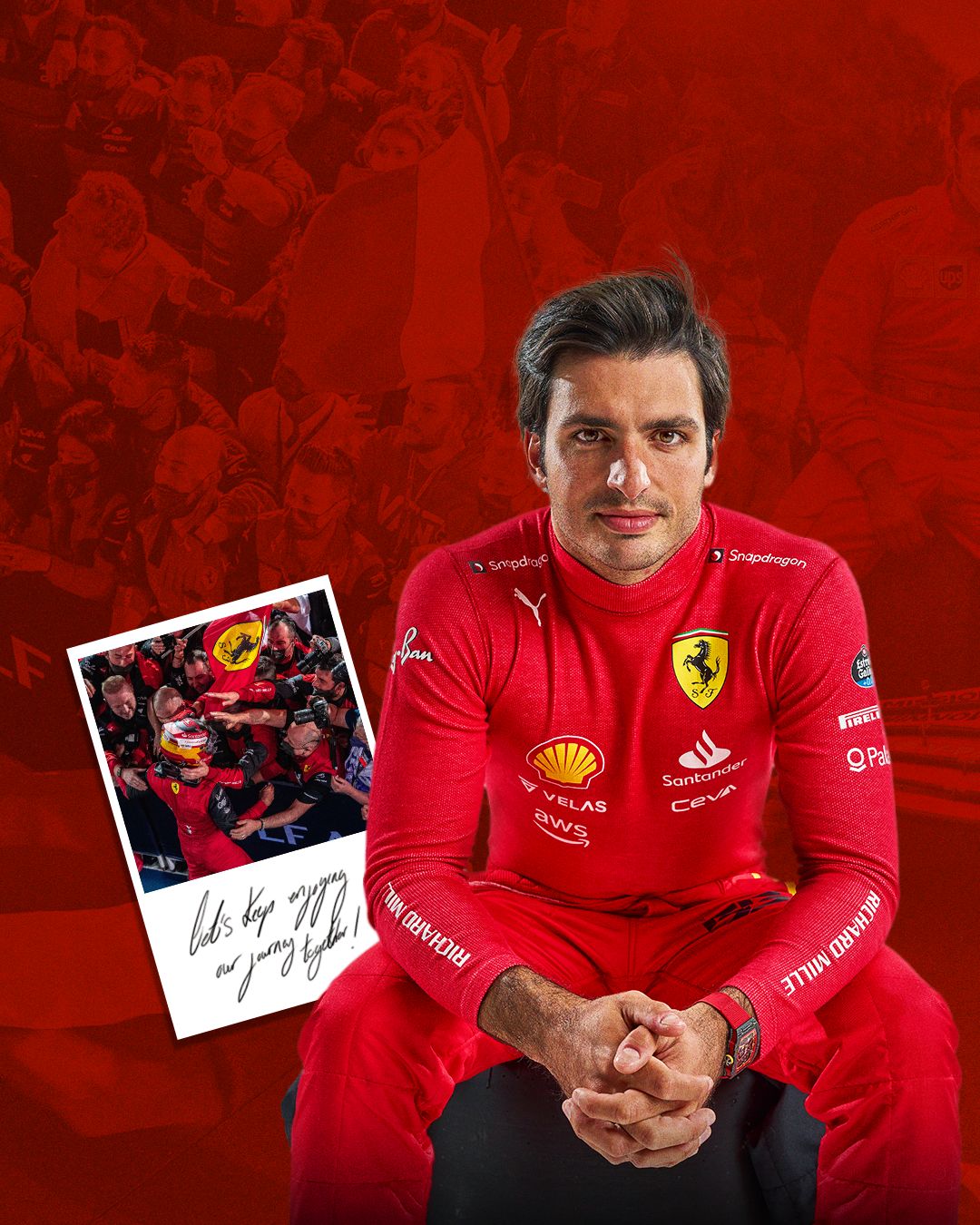 F1 - Carlos Sainz prolonge de deux ans chez Ferrari !
