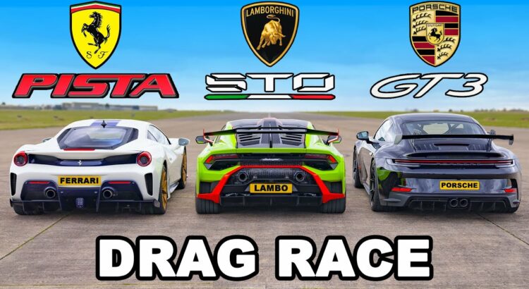 Lamborghini STO vs Ferrari Pista vs Porsche GT3