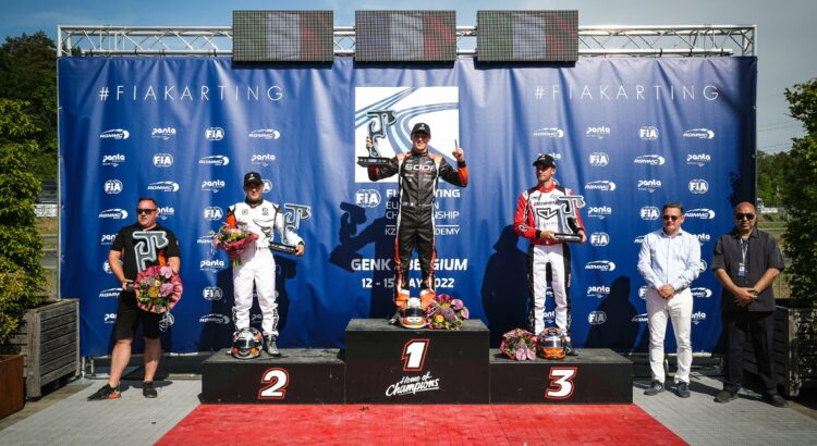 Championnat d'Europe FIA Karting : triplé français à Genk !