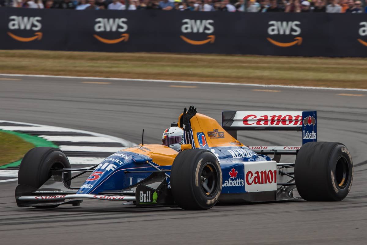 Sebastian Vettel Williams FW14B Nigel Mansell