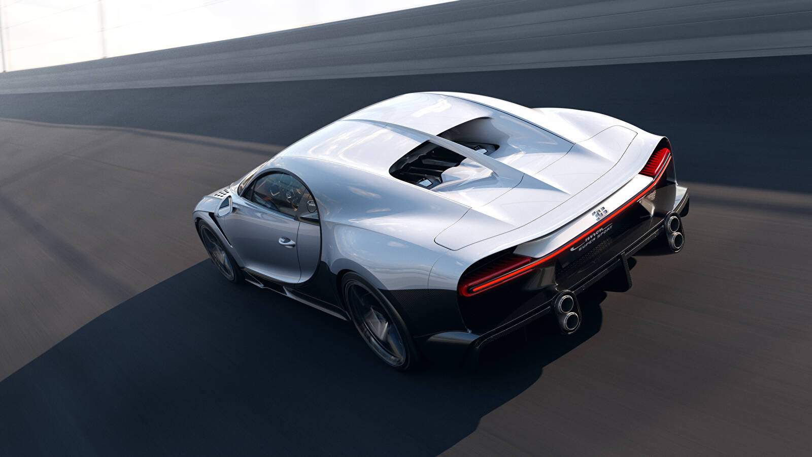 Bugatti Chiron Super Sport accélération vidéo