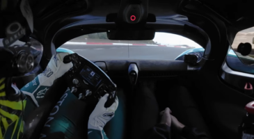 Valkyrie AMR Pro &agrave; fond Silverstone