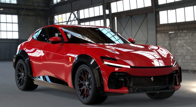 Ferrari Purosangue (2023) : "Fuego" ou l'agressivité carbone signée DMC !